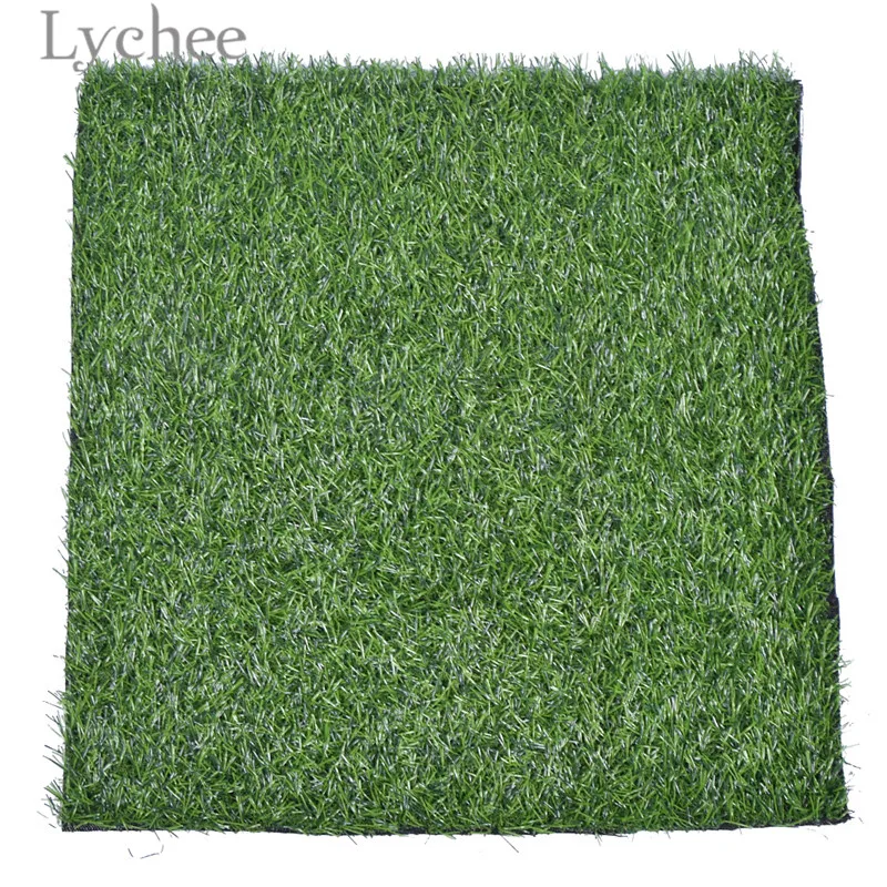 

Lychee 48x49cm Artificial Lawn Plastic Glass Mats Simulation Plants Home Garden Decoration