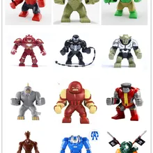 30 шт. Марвел Халк Buster The Thing Venom venom Juggernaut леди dogshank супергерой строительные блоки игрушка