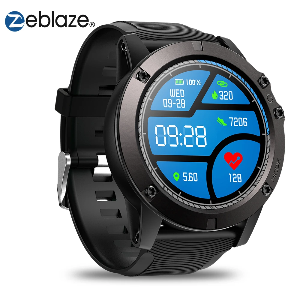 Zeblaze VIBE 3 PRO умные часы для мужчин 1," экран наручные часы Bluetooth 4,0 монитор сердечного ритма IP67 водонепроницаемые спортивные умные часы