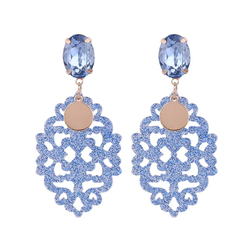 Earrings For Woman Lt Blue