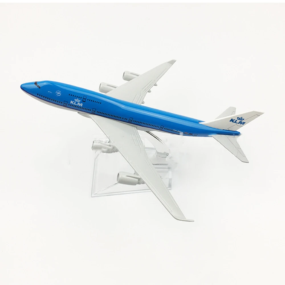 1/400 масштаб самолета B747 KLM королевские голландские авиалинии 16 см сплав самолет Boeing 747 модель игрушки для детей Детская Коллекция подарков