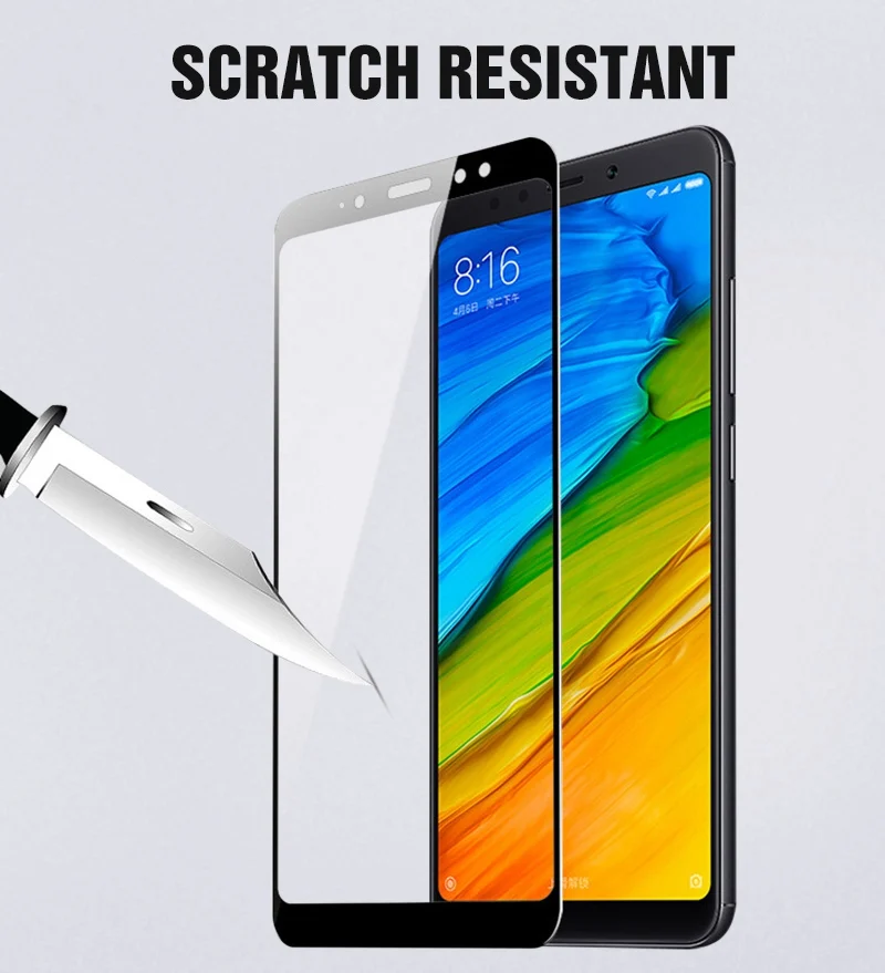 TOMKAS For Xiaomi Redmi S2 Tempered glass Screen protector Scratch Proof For Xiaomi Redmi 6X A2 Mi Mix 2S Protection Glass