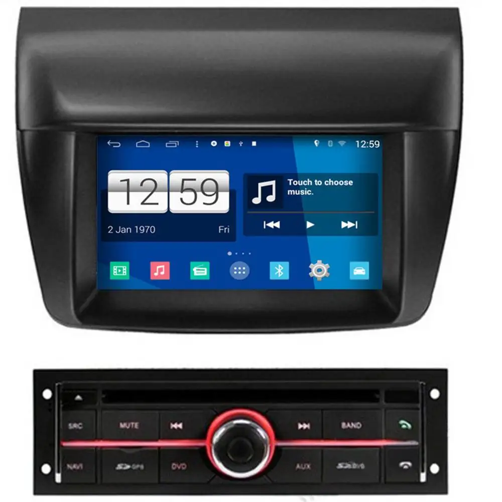 For Mitsubishi L200 2007 2012 Android 4.4 Quad Core Autoradio GPS