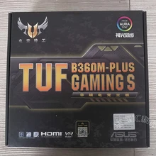 ASUS TUF B360M-PLUS GAMING S материнская плата Intel LGA1151 B360 чипсет DIMM DDR4 поддержка i7 8700K 8500 cpu новая Оригинальная посылка