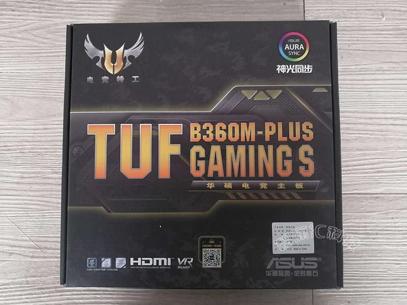 

ASUS TUF B360M-PLUS GAMING S Motherboard Intel LGA1151 B360 Chipset DIMM DDR4 Support i7 8700K 8500 CPU new in original Package
