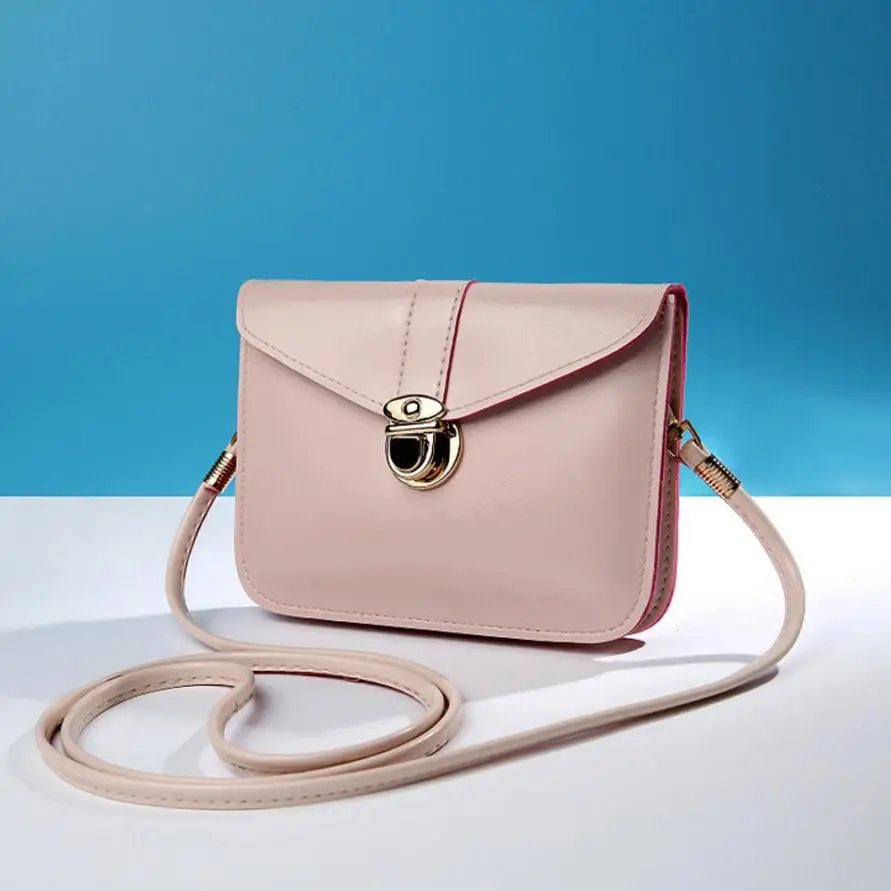 

Women Messenger Bags Crossbody Bags For Women Small Woman Bags Leather Solid Phone Shoulder Bags Bolso Mujer F335