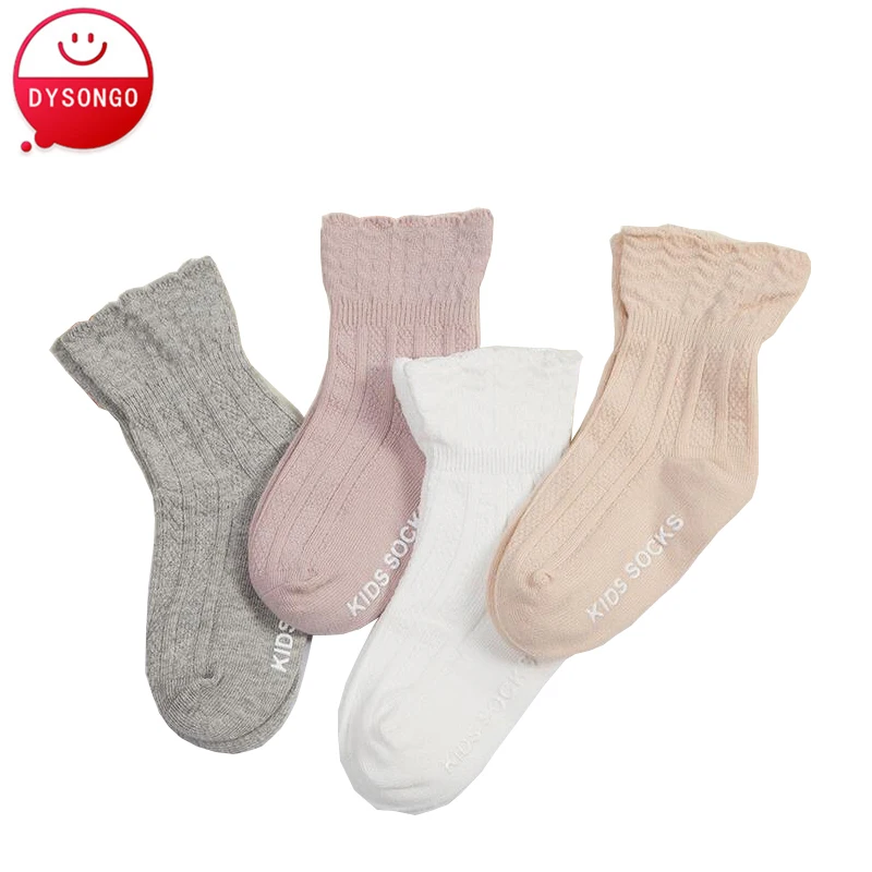 Spring Summer Socks For Girls Princess Lace Style Baby Kids Elastic Mesh Sock font b Hosiery