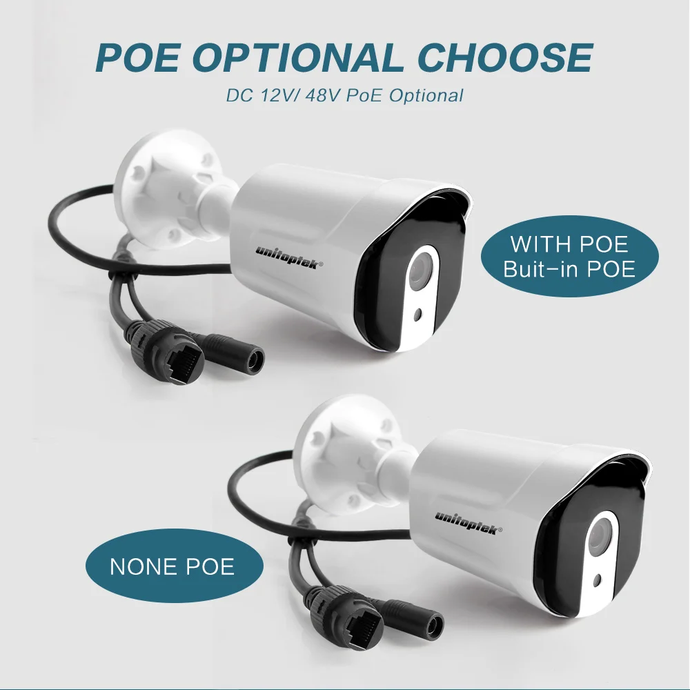 H.265 1080 P 3MP 4MP 5MP HD POE IP Камера ONVIF Открытый Водонепроницаемый инфракрасный Ночное