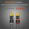 2Pcs/1Pair Gold Plated RCA Connector RCA male plug adapter Video/Audio Wire Connector Support 6mm Cable black&red super fast ► Photo 3/6