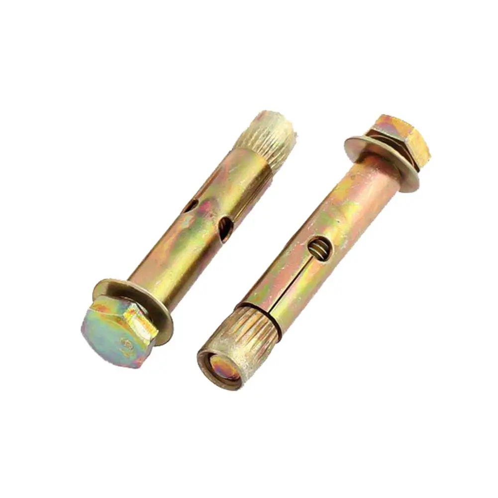 Aexit 10 Pcs Screws & Bolts M6 x 45mm Thread 50mm Long Hex Nut Split Sleeve Expansion Bolts Anchors Expansion Bolts Screws Fasteners Aexit 10 Pcs Screws & Bolts M6 x 45mm Thread 50mm Long Hex Nut Split Sleeve Expansion Bolts Anchors Expansion Bolts Screws Fasteners