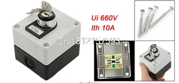 

AC 660V 3 Position Key Lock Rotary Select Selector Switch Station Screw Terminal