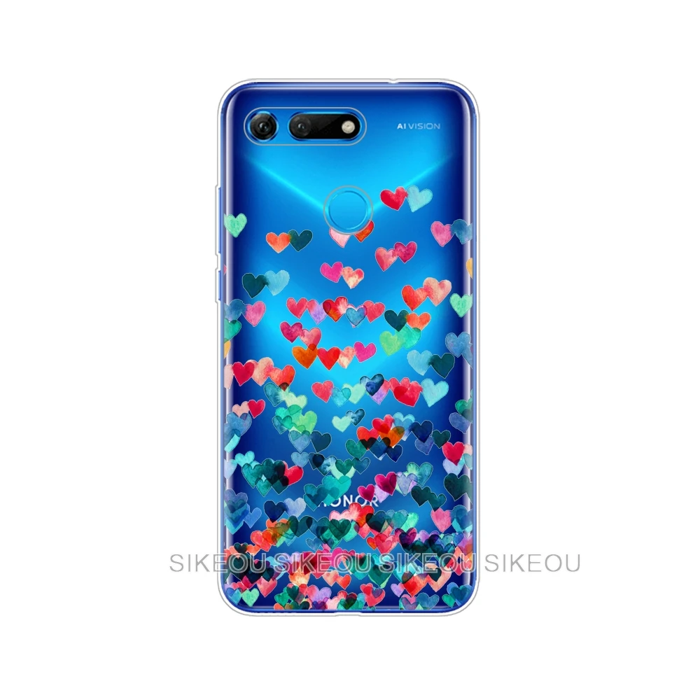 Чехол для huawei Honor View 20 V20, чехол из ТПУ, мягкий силиконовый чехол для Honor V20, чехол с мультяшным животным - Цвет: 34649