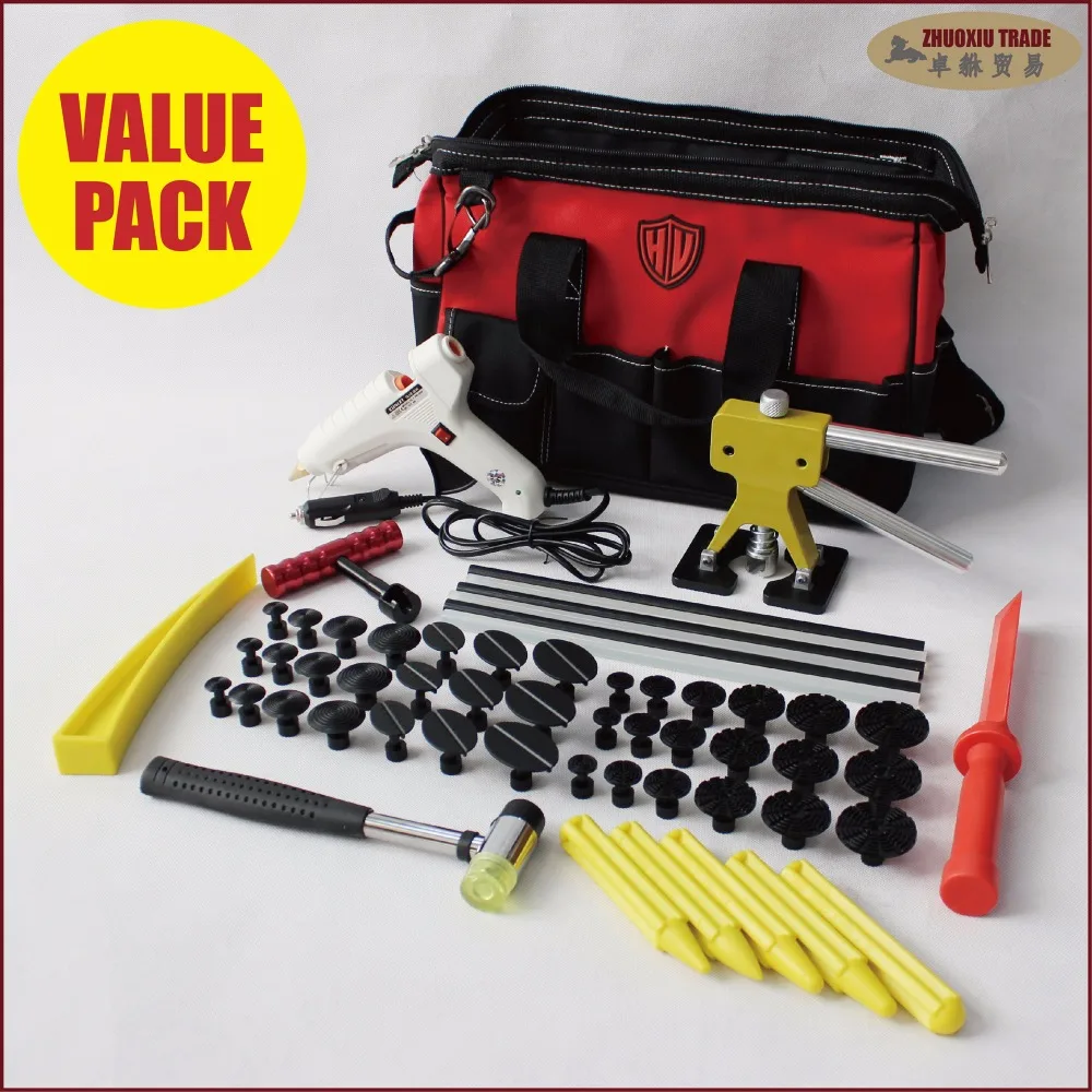 

auto car body dent repair hand tools pdr paintless glue puller pulling tabs slide hammer mini lifter aluminum reflector tapdowns