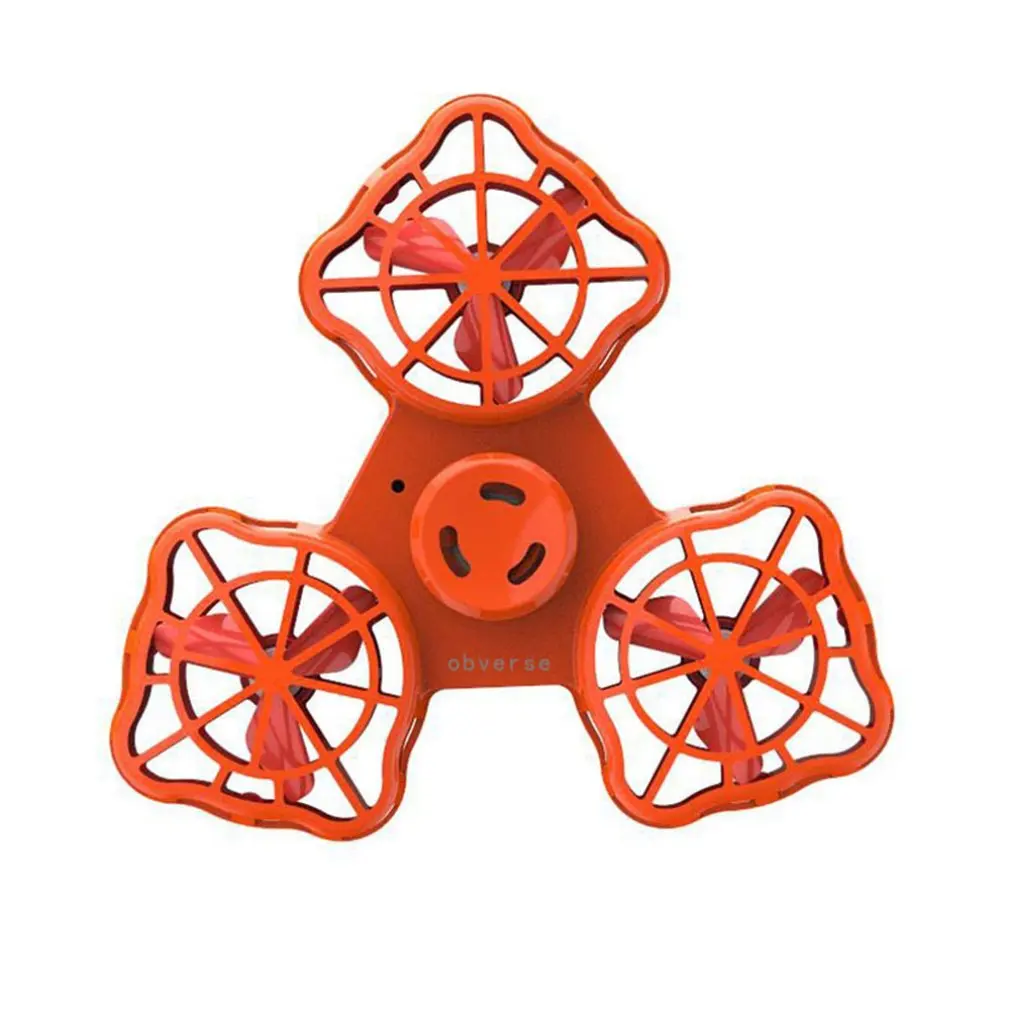 RC Helicopter Spinning Rechargeable Toy Rotary Automatic Pressure Relief Low Speed Fly Gyro Flying Spinning Toy For Adults