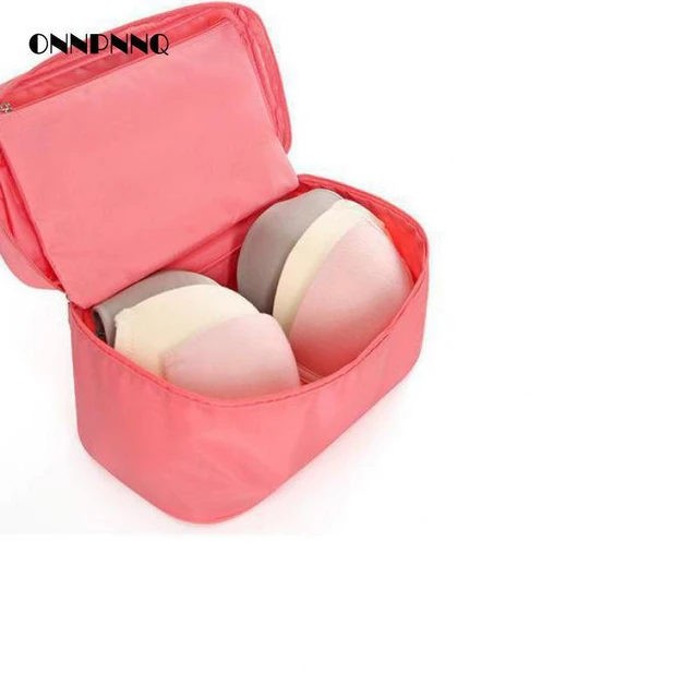 1pcs Multifunctional Bra Storage box Underwear Bag Travel Set Portable Bag  Organizer For Underwear Storage box