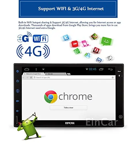 Cheap 2 din Android 6.0 headunit Car PC 1080p radio GPS autoradio Stereo Audio Player with touch screen GPS map Navigation in console 5