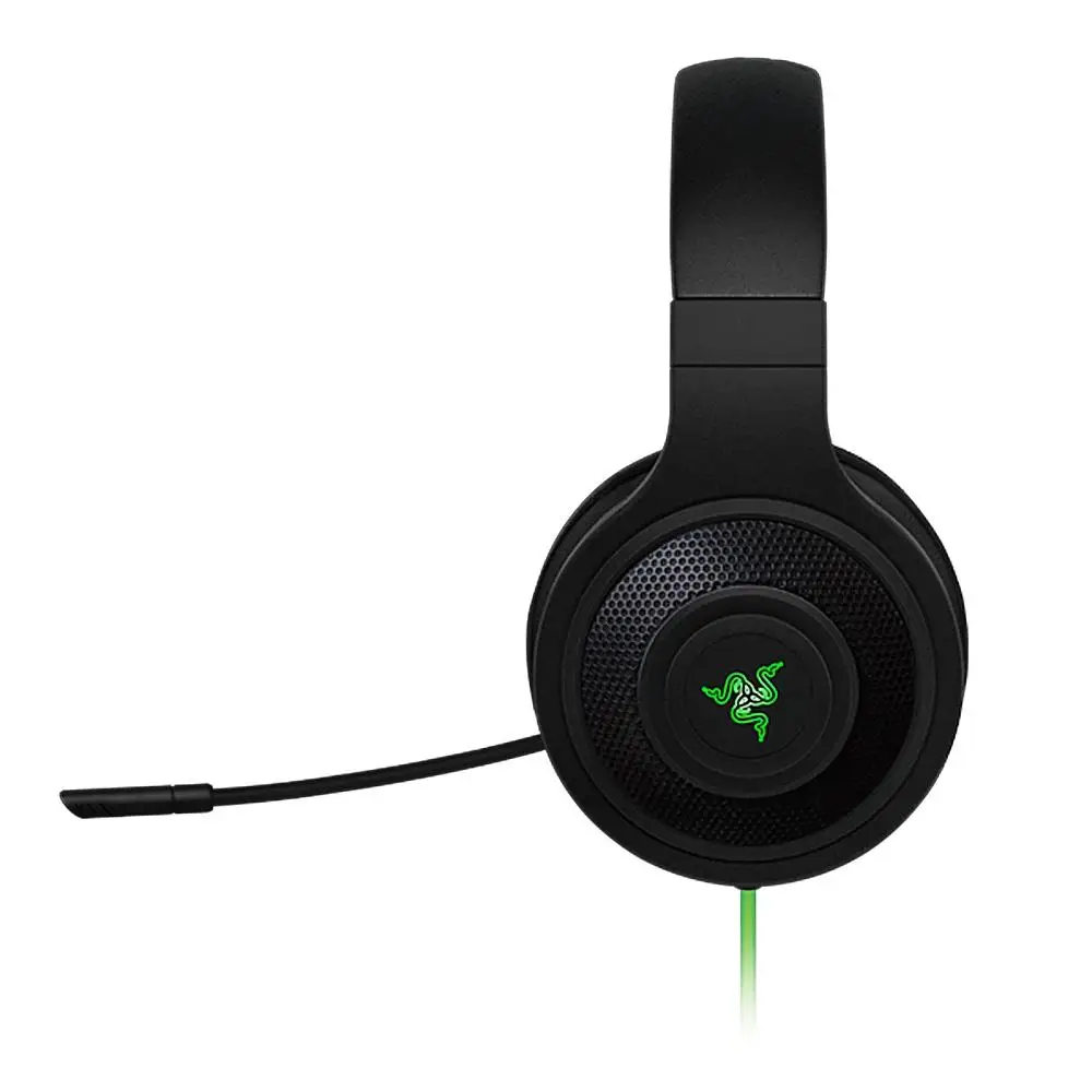 Razer Kraken esencial auriculares con aislamiento de ruido-oído analógico de 3,5mm con micrófono para PC/portátil/teléfono 1,3 m negro auriculares para juegos - 6