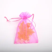 15*23 см прозрачный мешок пряжи мешочек из органзы для ювелирных изделий свадебные конфеты комплект карман Праздничная декорация подарок мешок 20 шт