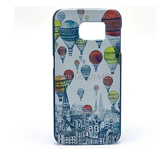 Flying Balloon New York City View Pattern Hard Case Cover for Samsung Galaxy S6 |