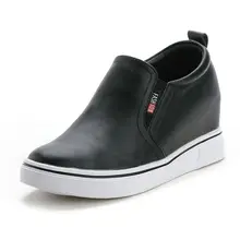 Лидер продаж; женские кроссовки; коллекция года; дышащая водонепроницаемая обувь на танкетке; обувь на платформе для любителей ходьбы; женская повседневная обувь из искусственной кожи; tenis feminino