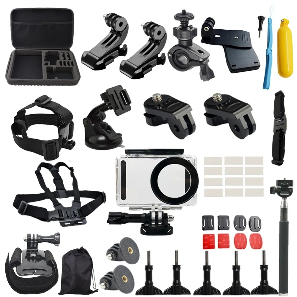  Waterproof Camera Accessories Set for Xiaomi Mijia 4K Mini Camera Multi-in-1 fitting for Diving/Ski