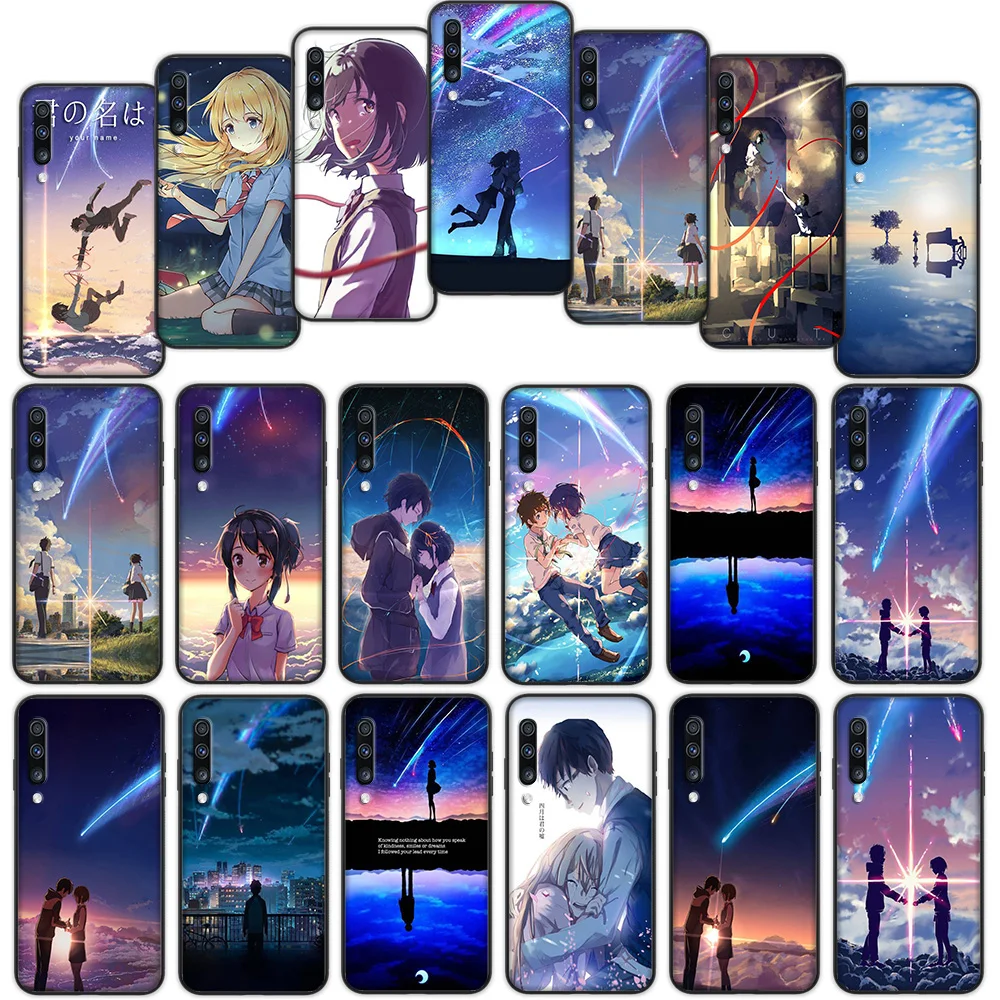 Мягкий чехол аниме Your Kimi no Na wa для Samsung Galaxy A50 A6 Plus A7 A8 2018 A5 A9 A10 A30 A40 A70|Бамперы| |