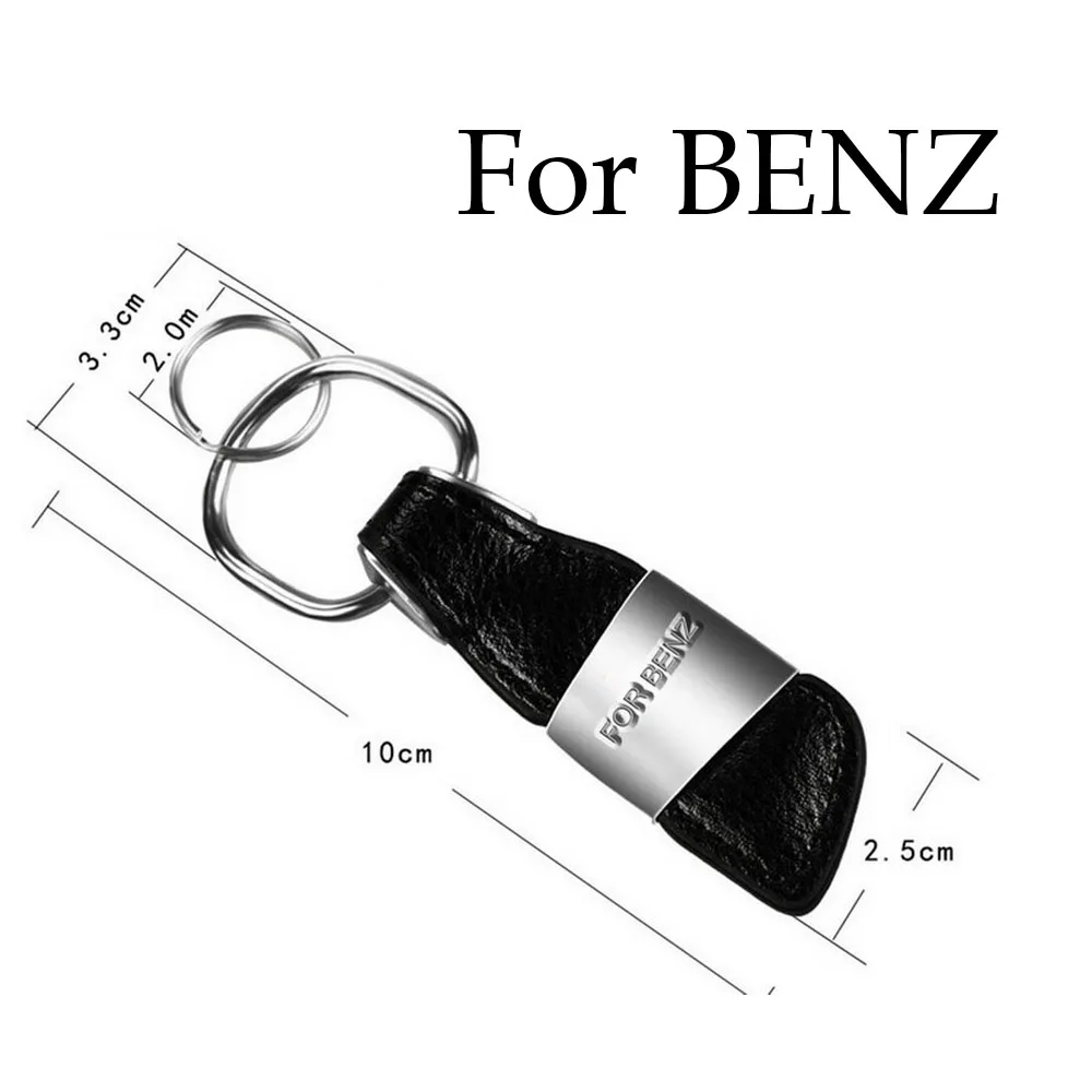 FOR Peugeot/Buick/Audi/BMW/Benz/Honda/Mazda/Kia/VW/Toyota/Ford/Jeep/Lexus Fashional Car Key Chain Alloy Men And Women General - Название цвета: For Benz