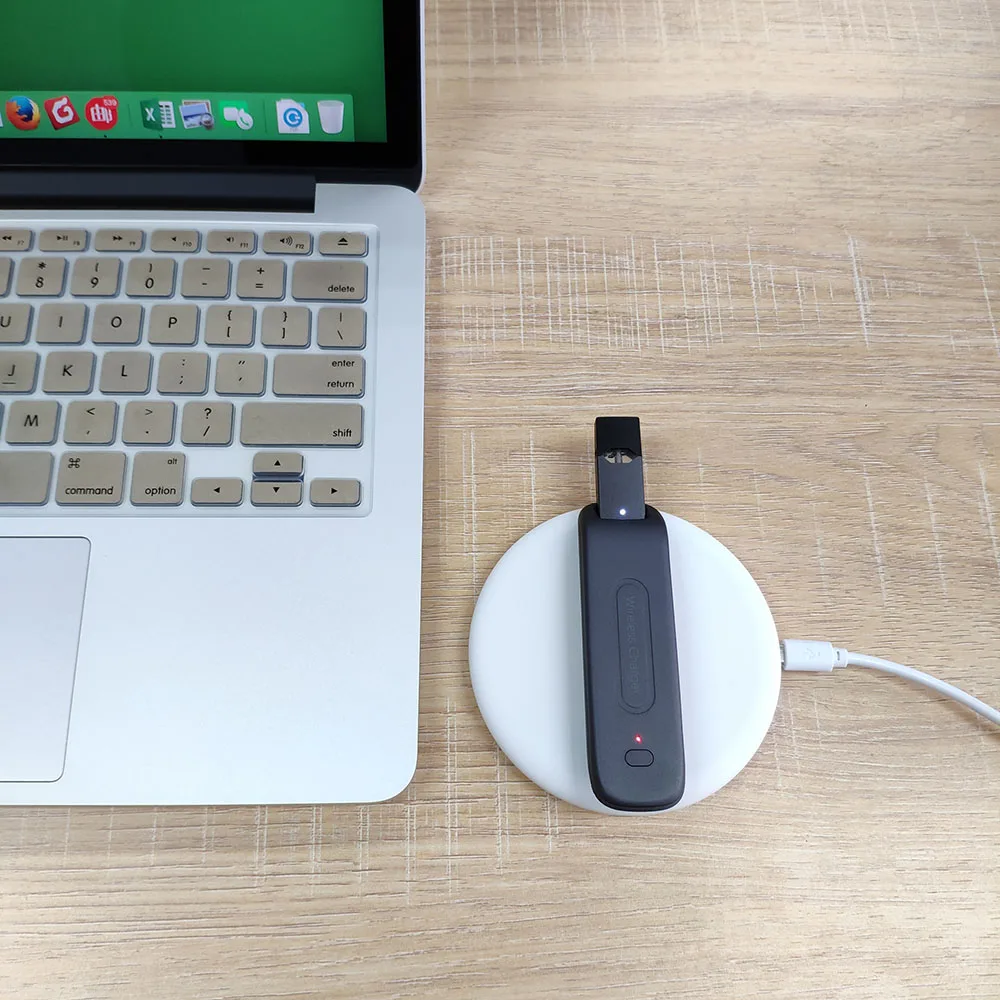 Latest battery box Wireless Charger For JUUL With lanyard Anti-lost Qi Wireless Charging Accessories