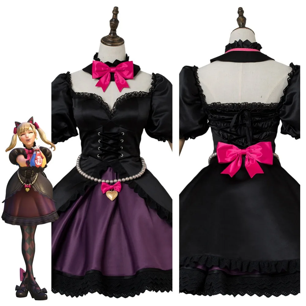Костюм чёрной кошки для косплея OW D.VA DVA Hana Song|cosplay costume|black cosplay dressblack costume |