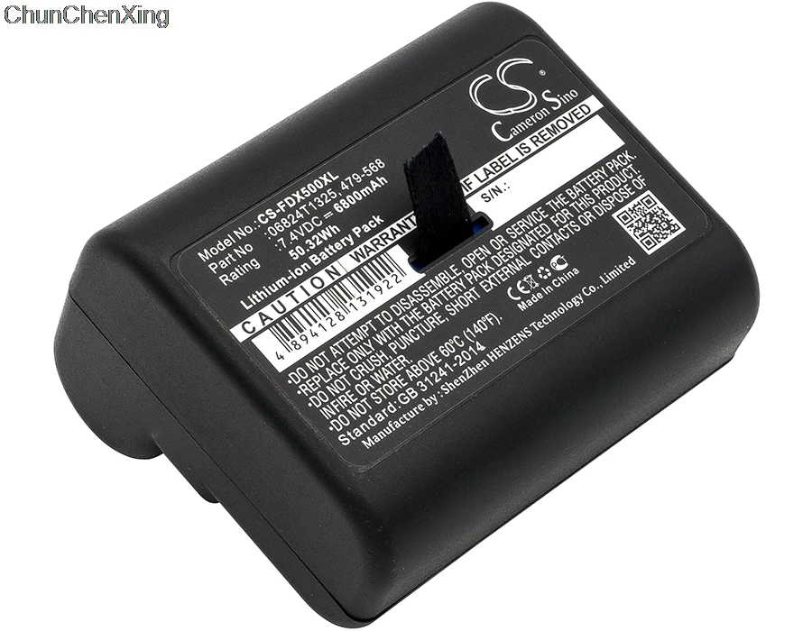 Cameron Sino батарея 6800 мАч 06824T1325 479 568 MBP LION для Fluke DSX Versiv 5000 CableAnalyzer Versiv|Цифровые
