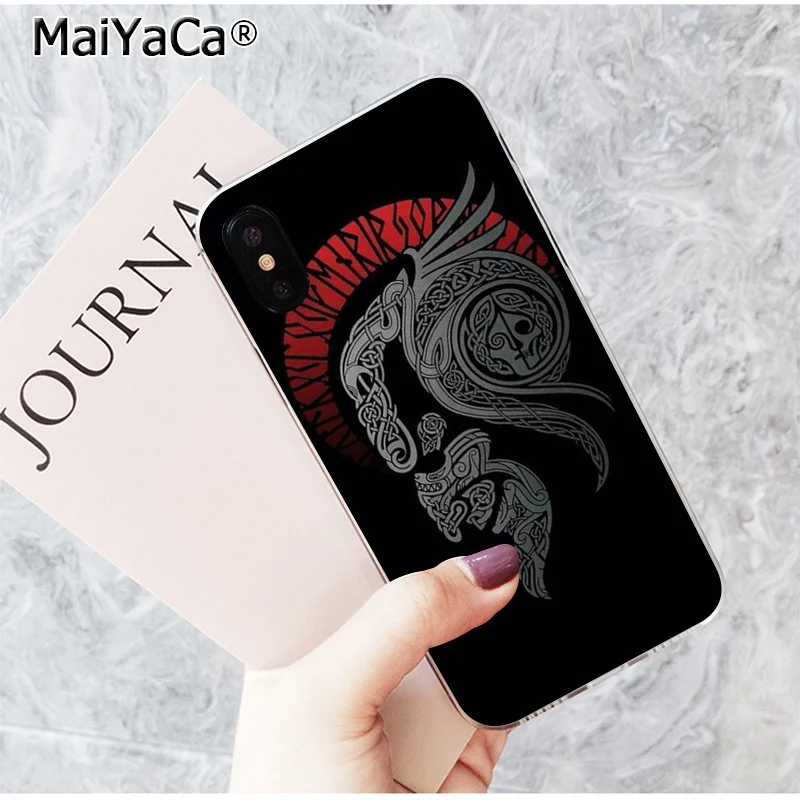 MaiYaCa vikings Ragnar Vikings Season 3 Hot Selling Fashion Cell Case for iPhone 5 5S 6S 6plus 7 7plus 8 8Plus X Xs MAX XR