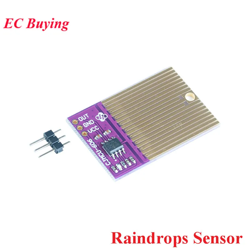 

Raindrops Sensor Raindrops Detection Rain Weather Humidity Module Humidity Sensor Module 3.3-5V CJMCU-606 For Arduino