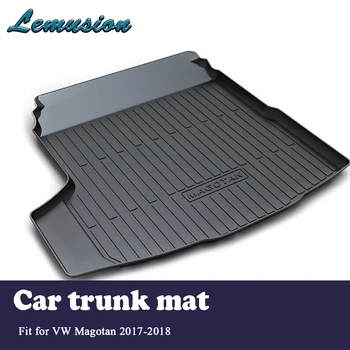

1Set Car Cargo rear trunk mat For VW Magotan B8 2017 2018 Styling Boot Liner Tray Waterproof Carpet Anti-slip mat Accessories