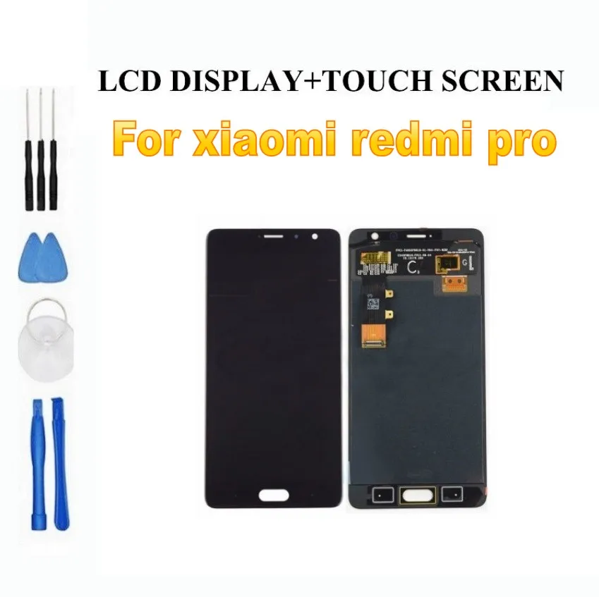 

LCD Display+Digitizer Touch Screen Assembly For Xiaomi redmi pro Cellphone 5.5 inch replace display free tools as gift