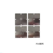 4 шт./компл. прямого нагрева 90*90 мм 80*80 мм bga реболлинг трафарет для PS3/XBOX360/будет/PS4 чистая натыкаясь трафарет столбиковых выводов