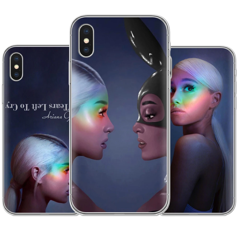 

FUNNYRUI No Tears Left To Cry ariana grande cell phone Cover case for iphone X 10 5S SE 6 6S 6Plus 6S Plus 7 7Plus 8 8Plus Case