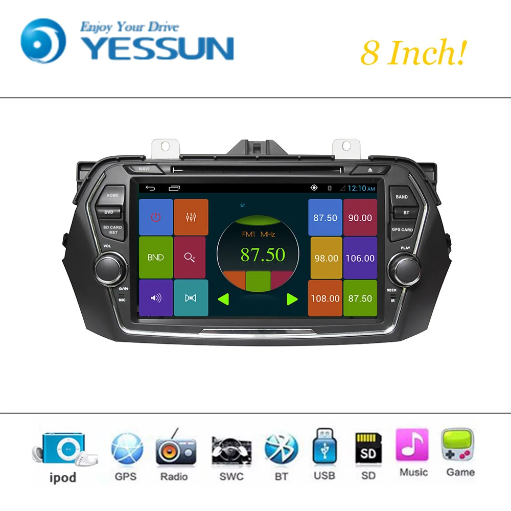 Discount Car DVD Player Wince System For Suzuki Alivio Autoradio Car Radio Stereo GPS Navigation Multimedia Audio Video 1
