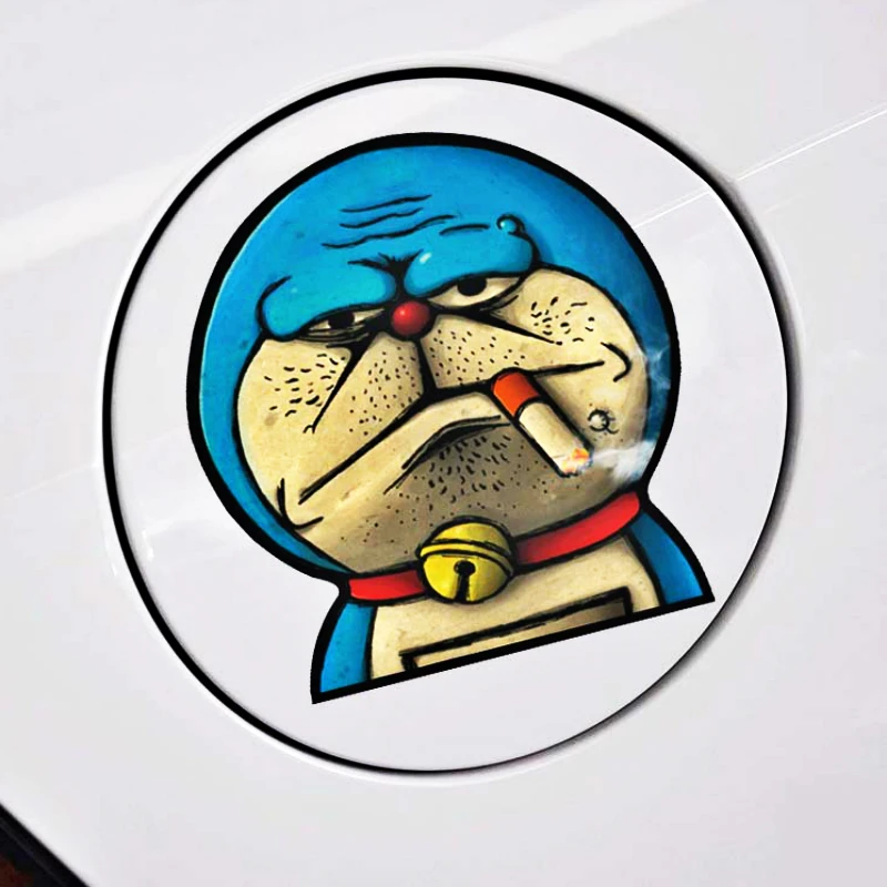 

Etie Car Sticker Accessories Cartoon Funny Doraemon Vinyl Decal Decoration for Motorcycle Renault Luggage Fridge Smart Bicycle