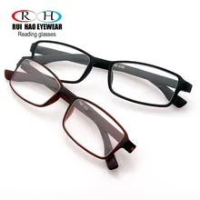 Очки чтения дальнозоркостью очки высокая эластичность Пластик оправа с прозрачными линзами оправа для очков унисекс+ 1,00~ 4,00 сила