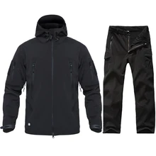 Men Tactical Military Uniform Clothing Waterproof Army Combat Suit Tactical Pants Men's Camouflage Hunt Clothes