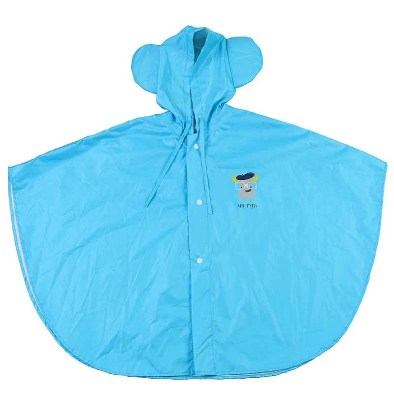 20PCS Cute Funny Animal Raincoat Baby Children Kids Cartoon Rain Coat Rainwear Waterproof Rain