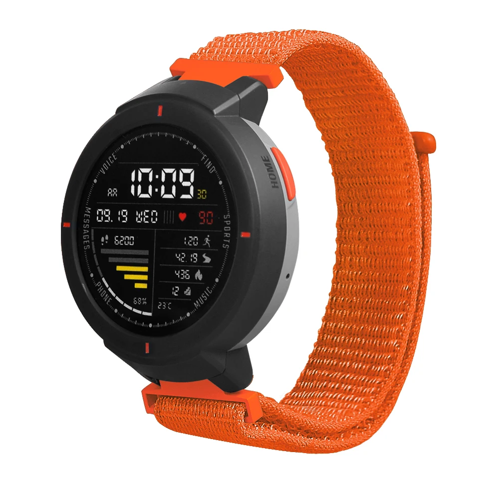 FIFATA петля нейлоновый ремешок для часов Ремешок Для Xiaomi Huami Amazfit Verge спортивный браслет ремень дышащий ремешок для часов для Amazfit 3 трекер