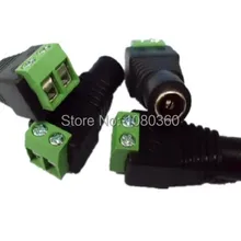 100 шт./лот 5,5 мм x 2,1 мм DC гнездовой разъем, DC разъем питания jack адаптер