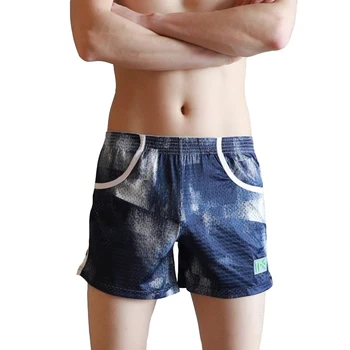 

Men's Shorts mesh reactive printing shorts men casual men's panties short homme korte broek mannen bermuda masculina clothing