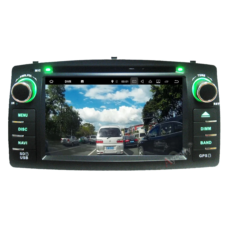 DSP 4G+ 64G 8 core 2 Din android 9,0 автомобильный DVD плеер gps навигация авто для защитные чехлы для сидений, сшитые специально для Toyota Corolla E120 автомобиль радио мультимедиа головы ООН