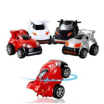 

2Pcs/lot Super Cool Mini 360 Degrees Rotation Upright Stunt Inertial Car Children Education Toy Best Birthday Gifts For Kids