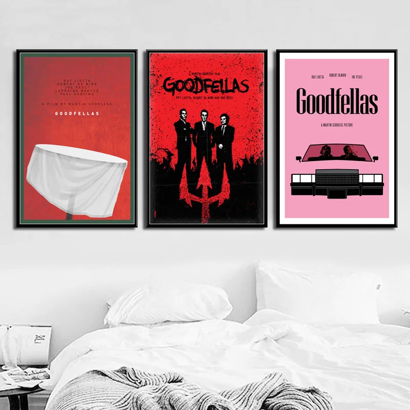 

P355 Goodfellas Classic Movie Art Painting Silk Canvas Poster Wall Home Decor