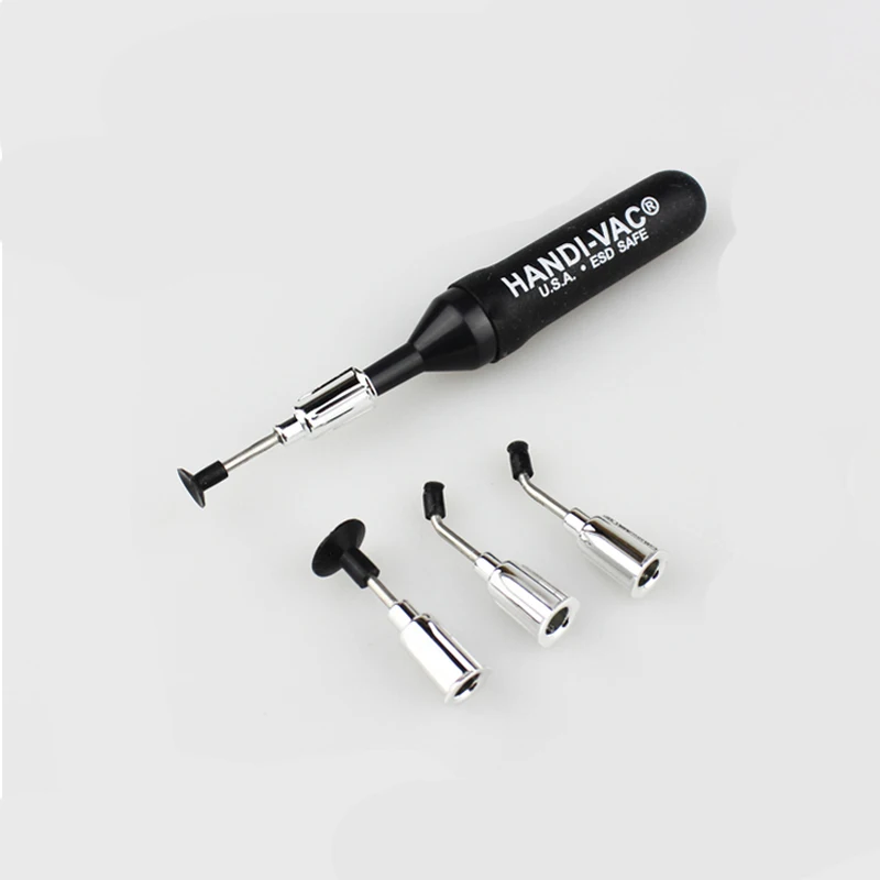 

HILDA Rubber Vacuum Handing Tool Sucker Pen Anti-satic IC Pick Up Hand With 4 Suction Headers