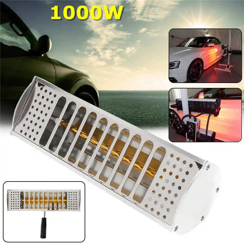 1000W Hand Held Spray Baking Infrared Paint C uring Heating font b Lamp b font Body