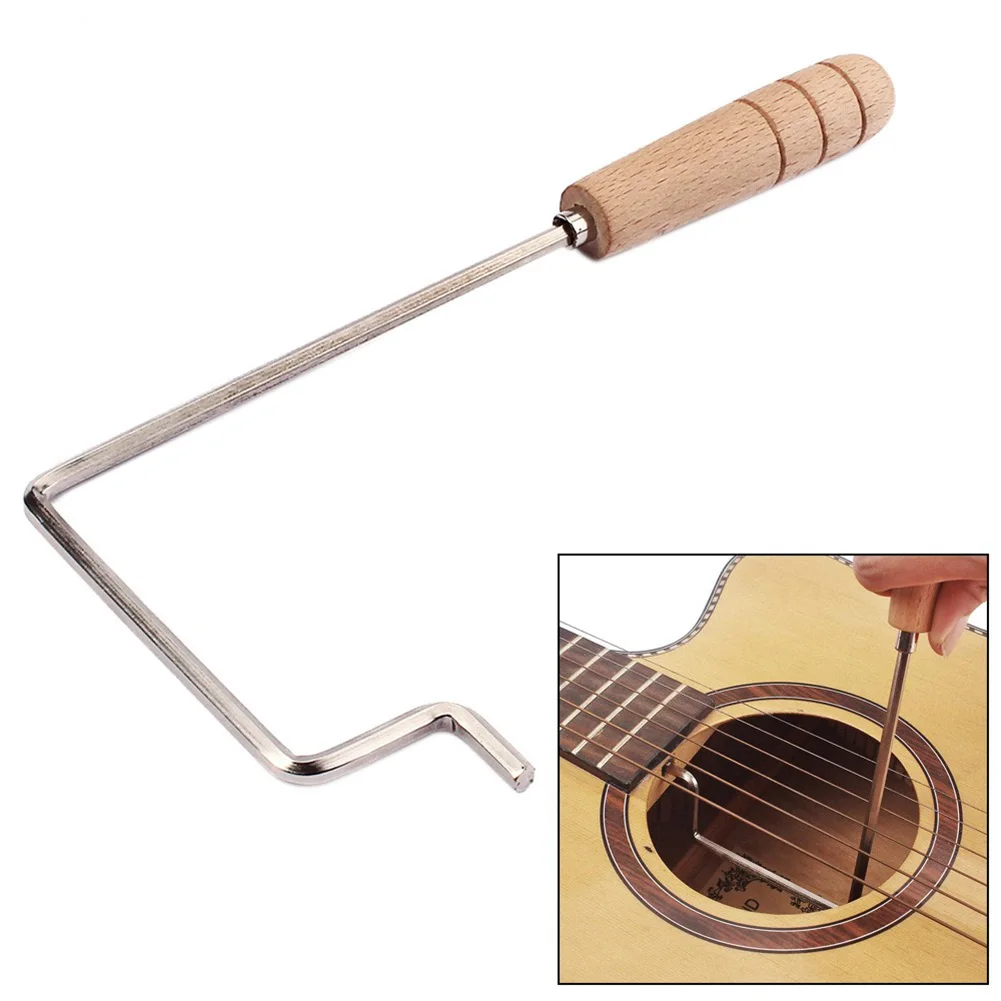Buy Guitar Wrench wooden handle metal material for